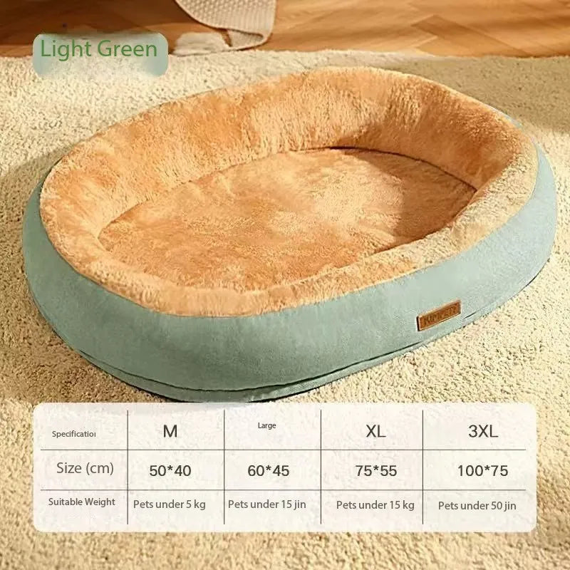 Winter Warm Small Dog Kennel Sleeping Puppy Cushion Cat Supplies Accessories Washable Calming Sofa Cat Dog Pet Bed
