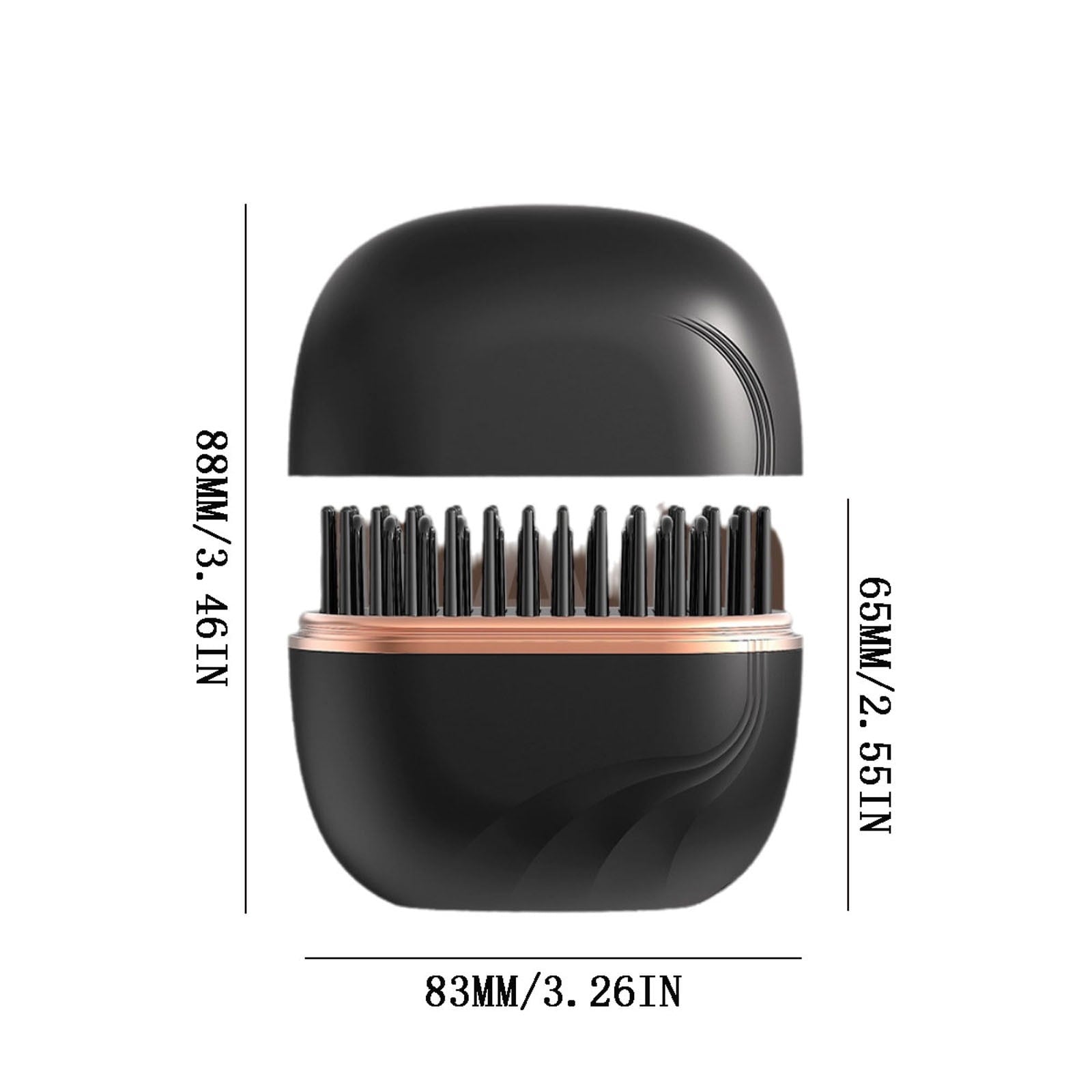 Travel Mini Wireless Hair Straightener Cordless USB Charging Compact Ceramic Low Damage Fast Heat Portable Flat Iron Comb Styler One Handed Touch U.S for Travel Daily Styling