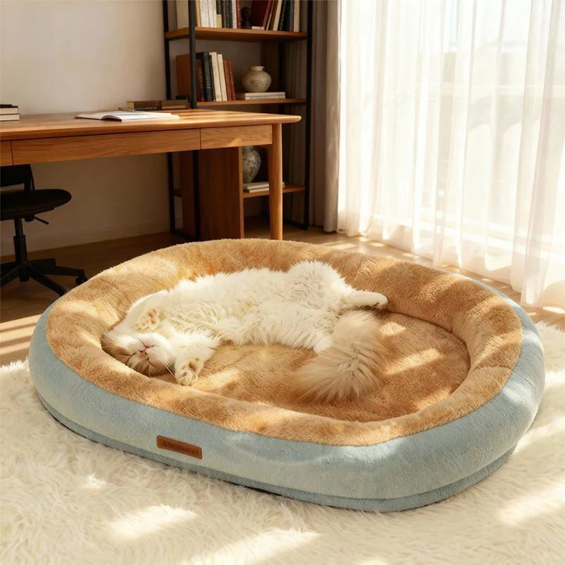 Winter Warm Small Dog Kennel Sleeping Puppy Cushion Cat Supplies Accessories Washable Calming Sofa Cat Dog Pet Bed