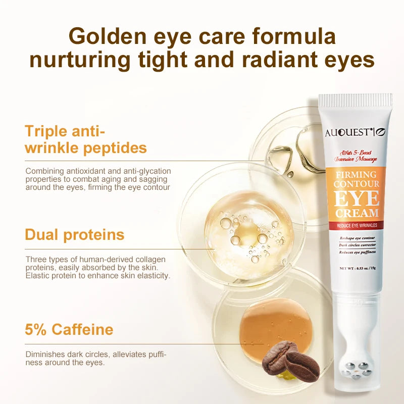 Caffeine anti Dark Circles Eye Cream Fine Lines Eye Bags under Eye Wrinkle Removal Creams Lift Skin Care