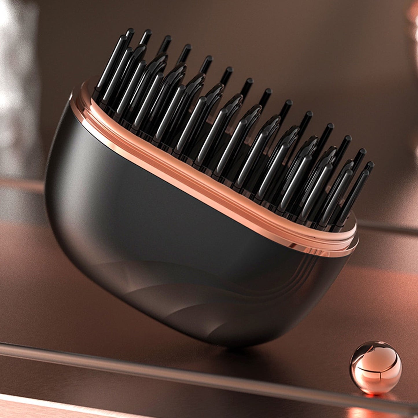 Travel Mini Wireless Hair Straightener Cordless USB Charging Compact Ceramic Low Damage Fast Heat Portable Flat Iron Comb Styler One Handed Touch U.S for Travel Daily Styling